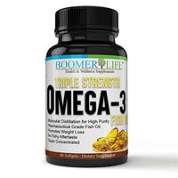 Advanced Strength Fish Oil Omega 3, Liquid Softgels, Burpless, Non-GMO Super Concentrated Omega-3 Fatty Acids