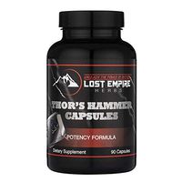 LostEmpireHerbs Thors Hammer Capsules (90 Count) - Performance Blend - 100% Natural & Pure - Rich in Nitric Oxide, Increases Blood Flow and Dopamine Levels - GF/Paleo/Vegan Friendly