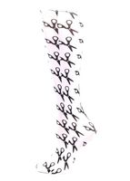 Celeste Stein Therapeutic Compression Socks, White Scissors, 15-20 mmHg, Moderate