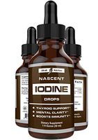 Nascent Iodine Supplement - Complete Thyroid Iodine Solution for Thyroid Support and Immunity Support. Iodine Drops That Provide Optimum Absorption and Thyroid Health with Increased Energy.
