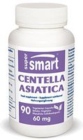 Supersmart - Centella Asiatica 60 mg - Natural Gotu Kola Anti-Inflammatory and Helps to Heal Wounds | Non-GMO - 90 Vegetarian Capsules