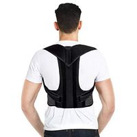 Posture Corrector for Men, Back Support Back Brace Upper Back Posture Correction with Adjustable Waist Belt and Shoulder Straps for Women Teenagers, Improve Posture and Relieve Back Pain (XXL)