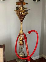 Khalil Mamoon KM Hookah 33" Hookah Chiller Authentic Sadaf (Colors May Vary)