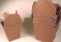 Brown Craft Chinese Take-Out (Favor) Boxes - 50 Count