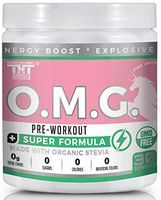 OMG Preworkout Drink for Men and Women with Electrolytes, Organic Caffeine and Organic Stevia| Scientifically Crafted Boost Energy, Stamina, Mental Clarity, Focus and Performance