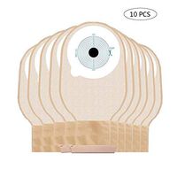 GUTYRE 10pcs/Pack Ostomy Bag, Drainable Colostomy Bag, for Illeostomy Stoma Care, Body Stoma Care, Colon Surgery.