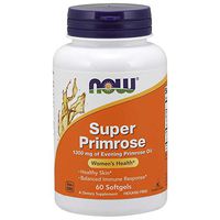 NOW Supplements, Super Primrose 1300 mg with Naturally Occurring GLA (Gamma-Linolenic Acid), 60 Softgels