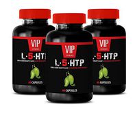 Mood Enhancing Supplements for Women - L-5-HTP - for Mood and Energy - 5-htp Bulk Supplements - 3 Bottles (180 Capsules)