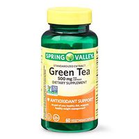 Spring Valley Green Tea Extract Vegetarian Capsules, 500 mg, 60 Count