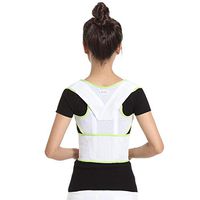 Jmung Full Back Brace Shoulder Posture Correction Improved Posture, Shoulders, Slouching Pain Provides Additional Back Support,XXL