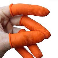 DengRen Fashion Thickening Latex Finger Gloves Finger Protector Anti Static Anti Slip Finger Cots Fingertips Protector Satisfactory Service 50 PCS