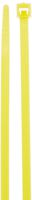 Aviditi Nylon Cable Tie, 11" L x 3/16" W, Yellow, Case of 1000 (CT115C)