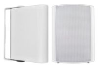 OSD Audio 70V Commercial Patio Speaker Pair- Indoor/Outdoor Stereo, White - AP520T