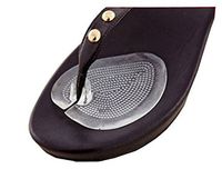 Ewandastore 1 Pair Relax Walking Soft Flip Gel Cushions for Sandal Flip-flop with Gel Toe Guards Cushions Thong Protectors Left Right Protecet the Sensitive Skin the Big and Second Toe