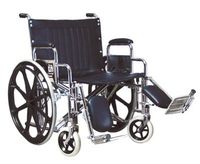 Everest & Jennings Traveler, 400 lb Capacity Wheelchair - Elevating Legrests 22 inch seat