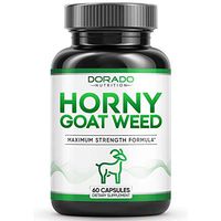 Premium Goat Weed 1000mg Herbal Complex Extract for Men and Women – Maca Root & Tribulus – Green Earth Blend - Optimum Dosage Capsules – USA Made by Dorado Nutrition