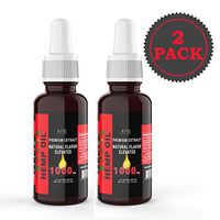(Set of 2000mg) Premium Hemp Extract Oil Anxiety Relief Muscle Pain Relief Natural Calm Omega 3 6 9 Hip Joint Support 2 oz Made in USA