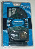 Wet Tunes - SHOWER RADIO (AM/FM) with LCD Display Clock