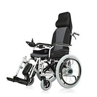 Electric Wheelchair, Electric Manual 2 in 1 Power Transport Wheelchair Chair (Lead Acid Battery: 20A 24V), Electric Wheelchairs for Adults Elderly, Rollator Walker with Seat