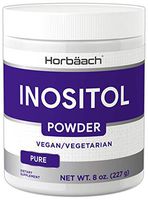 Horbaach Inositol Powder 8 oz | Vegan, Vegetarian Non-GMO, Gluten Free | 100% Pure Inositol Supplement