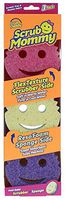 Scrub Mommy - Dual Sided Sponge with Soft Absorbent and Scratch-Free Scrubbing Sides - 3 Count