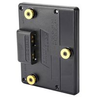 Anton Bauer Milled CP Back Raised Male Gold Mount Plate