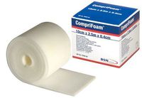 Comprifoam Bandage 10 cm (3.9 in.) X 2.5 meters X 0.4 cm/White/