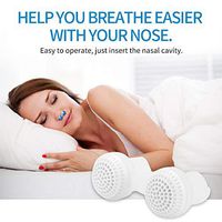 2-in-1 Upgrades Anti Snoring Devices Air Purifier Filter Snoring Solution Nasal Dilator Ease Breathing Snore Stopper Sleeping Aid Device for Women Men (White, Large)