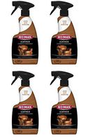 Weiman Leather Cleaner and Conditioner - 16 Ounce - Use On Finished Leather in Car Interior Shoe Boots Briefcase Handbags Jackets and Luggage (Pack of 4)