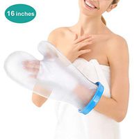Adult Arm Cast Cover for Shower and Bath, Waterproof Cast Bag Keeps Bandage Dry Protect Broken Hands Fingers Wrists Hands - Upgrade Watertight Materials, Size 16 Inches