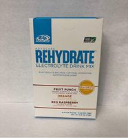 AdvoCare Rehydrate Variety Pack 3 Flavors Fruit Puch Orange Red Raspberry 6 Sticks
