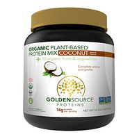 GoldenSource Proteins Organic Plant-Based Protein, Coconut, 1 Pound