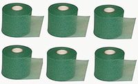 FAZ Sports PW Athletic Tape Foam Underwraps Pre-Wrap 2 3/4" x 30 Yards (Green, 6 Pack)