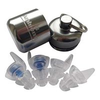 High Fidelity Earplugs - Noise Reduction Filter for Hearing Protection Use at Concerts Festivals Sports Motor Racing Events -25dB NRR - All Users and Sensitives - Reuseable Hypo Allergenic Silicone