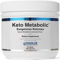 Douglas Laboratories - Keto Metabolic - Supports Ketosis for Brain Fuel, Satiety, and Metabolic Energy - 10.6 Ounces - Natural Strawberry-Lemonade Flavor