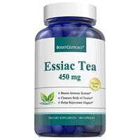 Essiac Capsules 900mg Daily Dose - 180 No Additives Pure Essiac Tea 450mg – Non-GMO Gluten Free All Natural Immune Support by BoostCeuticals