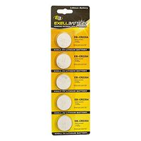 Exell 3-Volt Lithium Coin Cell Battery, EB-CR2354, 200 Milliamp Hours, 5-Pack Replaces CR2354, BR2354, DL2354