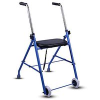 DAGCOT Walker Four-Legged Elderly Rollator, Rehabilitation Standing Armrest Walking Aids Walking Cane Chair