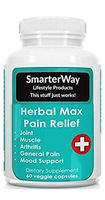 Smarterway | Max Pain Relief | Turmeric Curcumin 1600mg with Bioperine | Premium Muscle & Joint Support w/ 95% Standardized Curcuminoids & Black Pepper | 60 Capsules