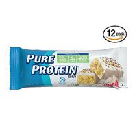 Pure Protein Bars, Gluten Free, Birthday Cake, 1.76 oz, 6 Count - Pack of 12