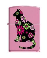 NEW ZIPPO 238 Pink Matte Funky Cat