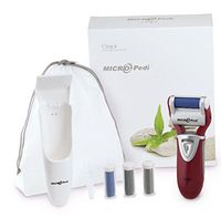 Emjoi Micro-Pedi with Bonus Extension Handle w/Mirror and Extra Rollers (Burgundy)