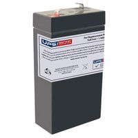 Unicell TLA638 6V 3.8Ah Replacement Battery with F1 Terminal