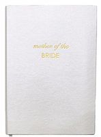Sloane Stationery Mother of the Bride A5 Gold Edged Embossed Unlined Notebook, White