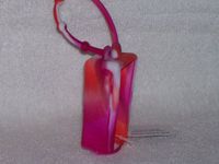 Bath and Body Works Pocketbac Holder Pink Orange White Swirl