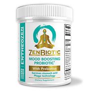 ZenBiotic | Probiotic & Prebiotic | Anxiety & Depression | for Brain, Mood, Digestive and Immune Health – PreforPro Phage Technology and Bacillus Spore Strains - 60 Delayed-Release Capsules
