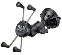 RAP-B-224-2-A-UN10U RAM Short Arm Suction Cup Mount w/ Large X-Grip Cell Phone Cradle
