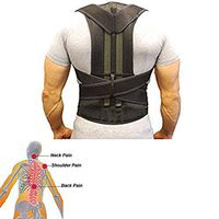 Back Support Belt- Posture Corrector for Men and Women- Adjustable Back Brace Strap Breathable Mesh- Back Pain Relief (XXL)
