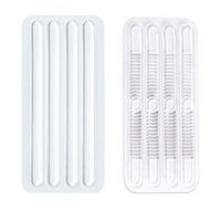 Shoe Strap Grip, Sling Shoe Grip for Sandals Sling Backs, 8PCS Invisible Shoe Inserts, Clear, Adhesive Mini Grips, Pinch Protection