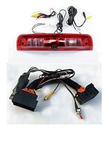 3rd Brake Light Cargo Camera to Factory Radio, 2013-2018 Dodge Ram Trucks. Plug & Play T Harness with Switcher. Works with Factory Tailgate Camera (Truck Must Have a Factory Tailgate Handle Camera)